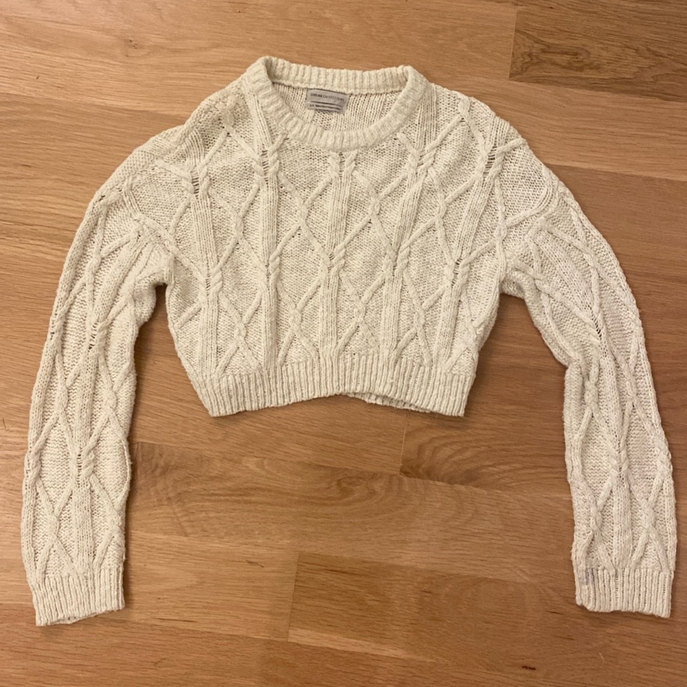 Urban Outfitters, crème, knit sweater